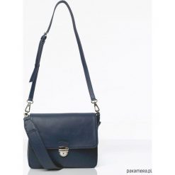 Torebki klasyczne damskie: FLAP BAG Navy Blue