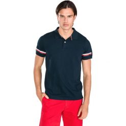 Tommy Hilfiger Polo Koszulka Niebieski. Niebieskie podkoszulki męskie TOMMY HILFIGER, s, bez wzorów, z bawełny, bez rękawów. Za 430,95 zł.