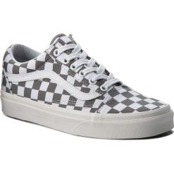 Tenisówki VANS - Old Skool VN0A38G1U53 (Checkerboard) Pewter/Marshmallow. Szare półbuty damskie Vans, bez wzorów, ze skóry, bez zapięcia. W wyprzedaży za 239,00 zł.