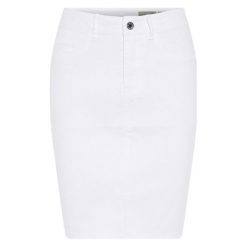 Vero Moda Damska spódnica Hot Nine Hw Dnm Pencil Skirt Mix Noos Bright White (rozmiar XS). Białe spódniczki damskie Vero Moda, xs, bez wzorów, z jeansu. W wyprzedaży za 59,00 zł.