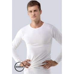 Męska bezszwowa podkoszulka GINO Bamboo PureLine Long. Szare podkoszulki męskie Gina, m, bez wzorów, z dzianiny, bez rękawów. Za 74,99 zł.