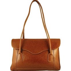 Torebka skórzana damska DAN-A T41 camel - camel. Brązowe torebki klasyczne damskie DAN-A, bez wzorów, ze skóry, eleganckie, bez dodatków. Za 299,99 zł.