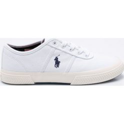 Polo Ralph Lauren - Tenisówki Tyrian. Białe tenisówki męskie marki Polo Ralph Lauren, z gumy, na sznurówki. W wyprzedaży za 199,90 zł.