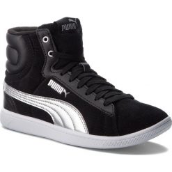 Sneakersy PUMA - Vikky Mid Cord 366813 01 Puma Black/Puma Silver. Czarne sneakersy damskie Puma, ze skóry ekologicznej. W wyprzedaży za 199,99 zł.