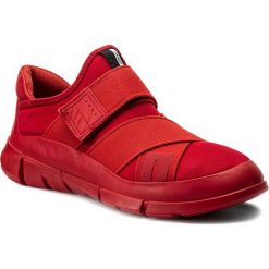 Półbuty ECCO - Intrinsic 1 86005351789 Tomato/Tomato. Czarne półbuty damskie skórzane marki ecco, na płaskiej podeszwie. W wyprzedaży za 319,00 zł.