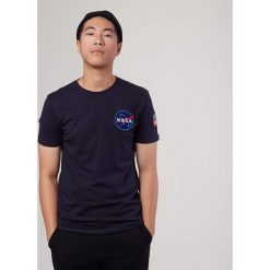 Space Shuttle T-Shirt REP BLUE. Niebieskie t-shirty męskie Alpha Industries. Za 169,99 zł.