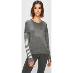 Adidas Performance - Bluza. Szare bluzy damskie adidas Performance, s, bez wzorów, z poliesteru, bez rękawów, bez kaptura. W wyprzedaży za 139,90 zł.