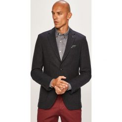 Pierre Cardin - Marynarka. Niebieskie garnitury męskie Pierre Cardin, bez wzorów, z bawełny, klasyczne. W wyprzedaży za 649,90 zł.