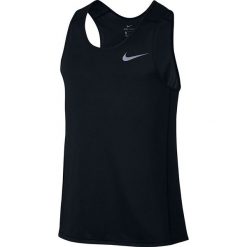 Koszulka do biegania męska NIKE DRI-FIT MILER TANK / 833589-010 - NIKE DRI-FIT MILER TANK. Czarne t-shirty męskie marki Nike, m, do biegania, dri-fit (nike). Za 89,00 zł.