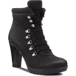 Botki SERGIO BARDI - Acri FW127258017LK 401. Czarne botki damskie na obcasie marki Sergio Bardi, z nubiku. W wyprzedaży za 249,00 zł.