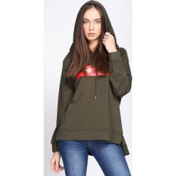 Ciemnozielona Bluza Crush Me Fine. Zielone bluzy rozpinane damskie Born2be, l. Za 79,99 zł.