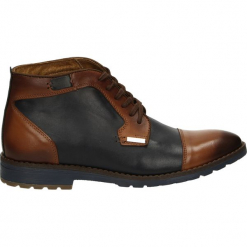 Botki męskie - WZ253 P BL-BR. Brązowe botki męskie Venezia, ze skóry. Za 249,00 zł.