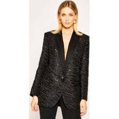 Żakiet MICHAEL Michael Kors Tiger Sequined Jacquard MH91EXLD4S. Czarne marynarki damskie MICHAEL Michael Kors, s, bez wzorów, z poliesteru. W wyprzedaży za 1259,00 zł.