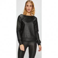 Only Play - Bluza. Czarne bluzy damskie marki Only Play, l, z bawełny, bez kaptura. Za 119,90 zł.