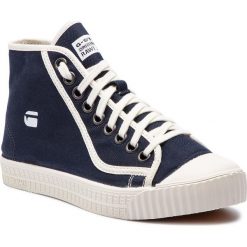Trampki G-STAR RAW - Rovulc Hb Mid Wmn D07670-8715-881 Dk Navy. Niebieskie półbuty damskie G-Star RAW, bez wzorów, z gumy, bez zapięcia. W wyprzedaży za 239,00 zł.