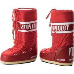 Śniegowce MOON BOOT - Nylon 14004400003 Rosso D. Czerwone buty zimowe damskie Moon Boot, z materiału. Za 359,00 zł.