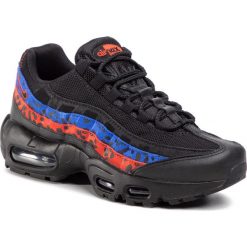 Buty NIKE - Air Max 95 Prm CD0180 001 Black/Black/Habanero Red. Czarne półbuty damskie Nike, bez wzorów, ze skóry, bez obcasa, na płaskiej podeszwie, bez zapięcia. W wyprzedaży za 529,00 zł.