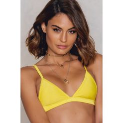 Stroje kąpielowe damskie: Hot Anatomy Góra bikini Triangle – Yellow