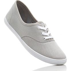 Sneakersy bonprix jasnoszary. Szare buty sportowe damskie bonprix. Za 34,99 zł.