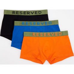 Majtki męskie: 3 pack kolorowych bokserek – Pomarańczo