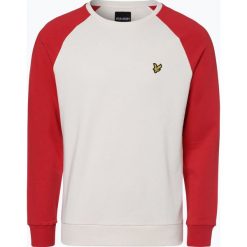 Bluzy męskie: Lyle & Scott - Męska bluza nierozpinana, czerwony