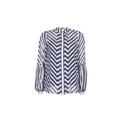Koszule MICHAEL Michael Kors BIAS STRIPE PLT SHR. Niebieskie koszule nocne i halki MICHAEL Michael Kors, l. Za 591,20 zł.