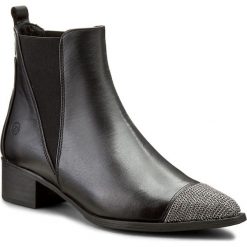 Buty zimowe damskie: Sztyblety BRONX – 46848-A BX 1195 Black/Gun Metal 188