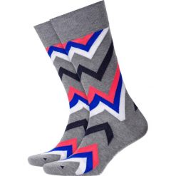 Skarpetki BURLINGTON ZIG ZAG STRIPE. Niebieskie skarpetki męskie Burlington, bez wzorów. Za 70,00 zł.