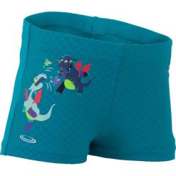 Bokserki pływackie Dragon dla malucha. Niebieskie bielizna chłopięca NABAIJI, bez wzorów, z elastanu. Za 24,99 zł.