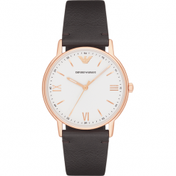 Zegarek EMPORIO ARMANI - Kappa 1 AR11011 Brown/Rose Gold. Pomarańczowe zegarki męskie Emporio Armani. W wyprzedaży za 579,00 zł.