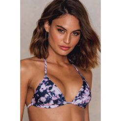 Bikini: NA-KD Swimwear Góra od bikini Triangle - Pink,Purple,Multicolor