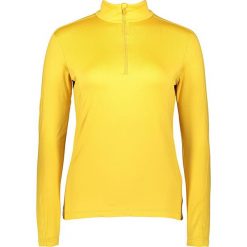 Koszulka funkcyjna w kolorze żółtym. Żółte koszulki damskie CMP Women, bez wzorów, z tkaniny, ze stójką. W wyprzedaży za 77,95 zł.