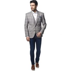 Marynarka grenier brąz regular fit. Marynarki męskie Recman, m, bez wzorów. Za 299,99 zł.