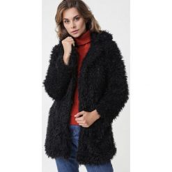 Czarny Płaszcz Merchiston. Czarne płaszcze damskie Born2be, na zimę, s, z haftami, glamour, długie. Za 159,99 zł.