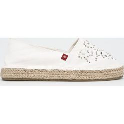 Big Star - Espadryle. Białe espadryle damskie marki BIG STAR, z gumy, na płaskiej podeszwie. W wyprzedaży za 79,90 zł.