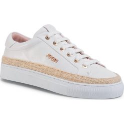 Espadryle JOOP! - Cotone 4140004944 White 100. Białe espadryle damskie JOOP!, bez wzorów, ze skóry, bez obcasa, na płaskiej podeszwie. Za 699,00 zł.