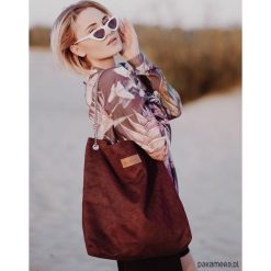 Torba worek Mili Chic MC5 - burgund. Czerwone torebki klasyczne damskie Pakamera, na ramię. Za 179,00 zł.