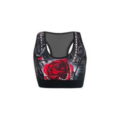 TOP PUSH-UP PUNK. Czarne topy damskie Feelj!, s, bez wzorów, z dzianiny, bez kołnierzyka. Za 139,00 zł.