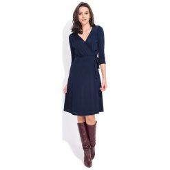 Fille Du Couturier Sukienka Damska Estelle 36 Ciemnoniebieski. Czarne sukienki z falbanami Fille Du Couturier. Za 229,00 zł.