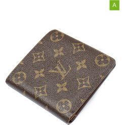 Portfele damskie: Portfel „Bifold Square” w kolorze brązowym