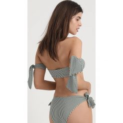 Stroje kąpielowe damskie: Solid & Striped THE MACKENZIE Góra od bikini green