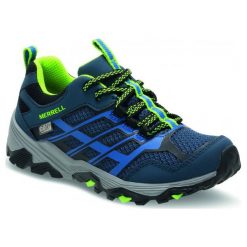 Merrell Buty Dziecięce Moab Fst Low Wtpf Navy Blue 2 (34). Niebieskie buciki niemowlęce marki Merrell. W wyprzedaży za 199,00 zł.