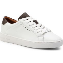 Sneakersy MICHAEL MICHAEL KORS - Irving Lace Up 43S7IRFS3L Op Wht/Brown. Pomarańczowe półbuty damskie MICHAEL Michael Kors, ze skóry ekologicznej. Za 599,00 zł.