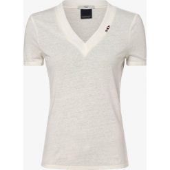 Scotch & Soda - T-shirt damski, beżowy. Brązowe t-shirty damskie Scotch & Soda, xs, bez wzorów, sportowe, bez kołnierzyka. Za 219,95 zł.