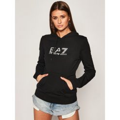 Bluza EA7 Emporio Armani 8NTM40 TJ31Z 1200. Czarne bluzy damskie EA7 Emporio Armani, xs, bez wzorów, z elastanu, bez rękawów, bez kaptura. W wyprzedaży za 389,00 zł.
