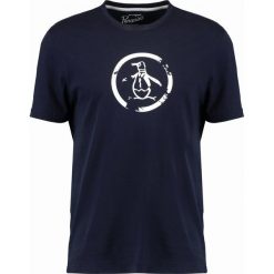 T-shirty męskie z nadrukiem: Original Penguin DISTRESSED LOGO TEE Tshirt z nadrukiem dark saphire