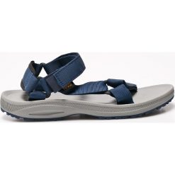 Teva - Sandały. Niebieskie kapcie męskie Teva, z materiału. W wyprzedaży za 89,90 zł.