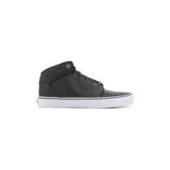 Buty Vans 106 Mid VN-0 UCQ0KJ. Czarne trampki męskie Vans, bez wzorów, bez zapięcia. Za 184,83 zł.
