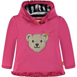 Bluza w kolorze różowym. Czerwone bluzy dziewczęce Steiff, z aplikacjami. W wyprzedaży za 112,95 zł.
