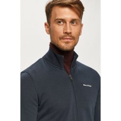 Marc O'Polo - Bluza. Niebieskie bluzy męskie Marc O'Polo, m, bez wzorów, z bawełny, z kapturem, bez rękawów, bez kaptura. Za 429,90 zł.